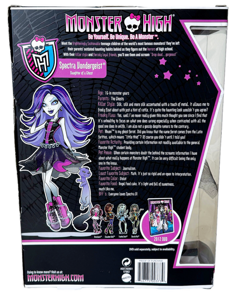 Monster High 1st Wave Original Release Spectra Vondergeist Doll (V7962)