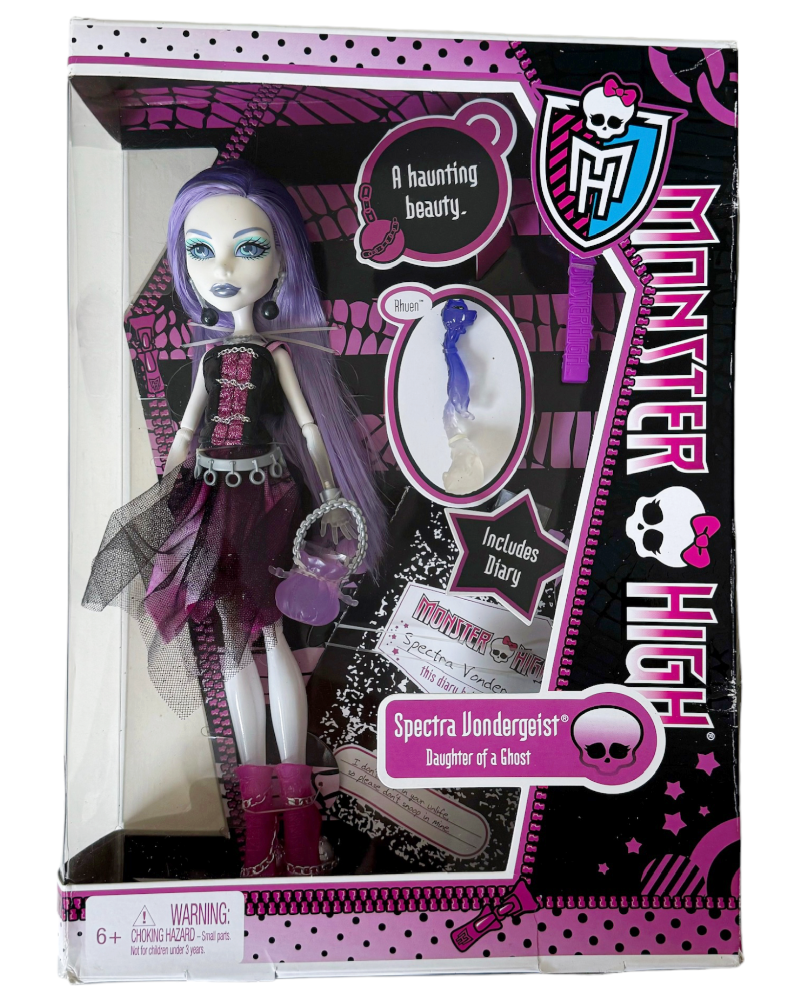 Monster High 1st Wave Original Release Spectra Vondergeist Doll (V7962)