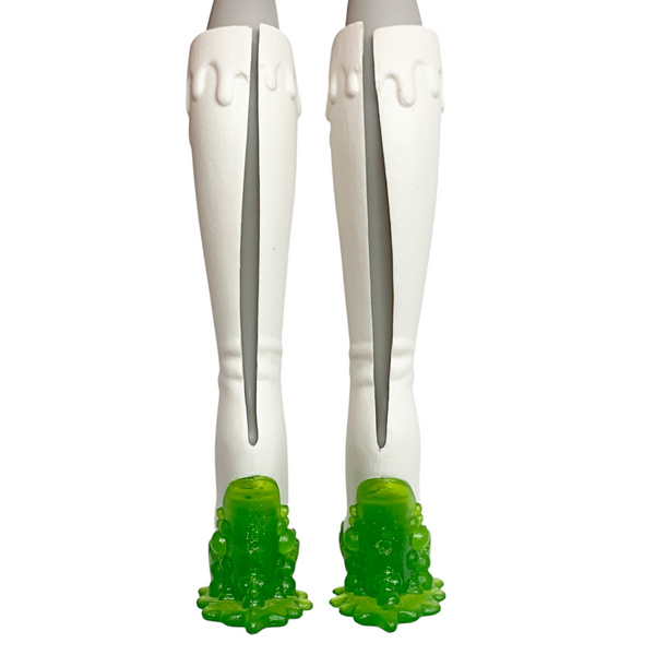 Monster High Scarah Screams Ghoul Fair Doll Outfit Replacement Shoes White Boots