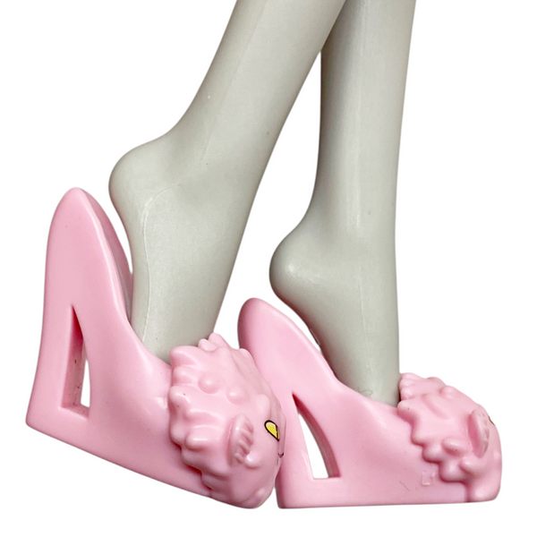 Monster High Lagoona Blue Hydration Station Doll Replacement Shoes Pink Slippers