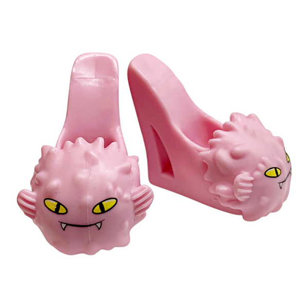 Monster High Lagoona Blue Hydration Station Doll Replacement Shoes Pink Slippers