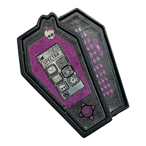 Monster High Spectra Vondergeist Dot Dead Gorgeous Doll Replacement Purple iCoffin Phone