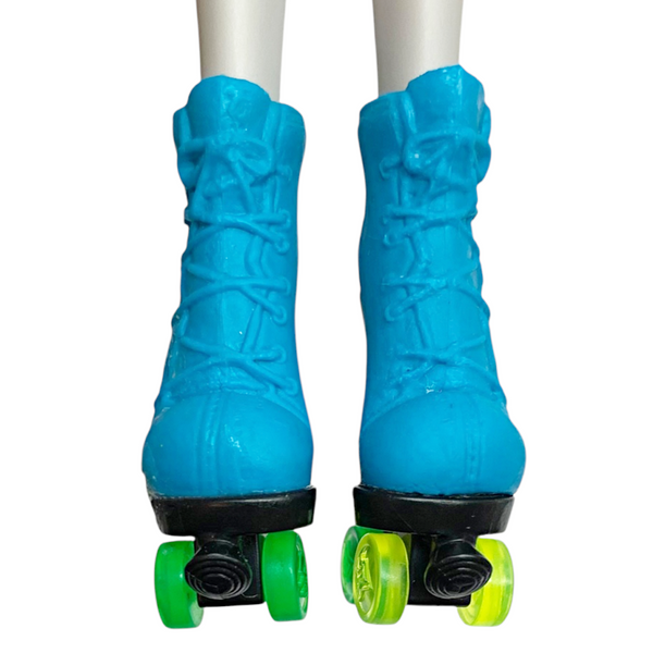 Monster High Frankie Stein Roller Maze Doll Replacement Blue Skates Shoes
