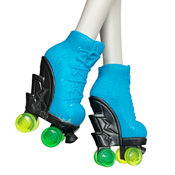 Monster High Frankie Stein Roller Maze Doll Replacement Blue Skates Shoes