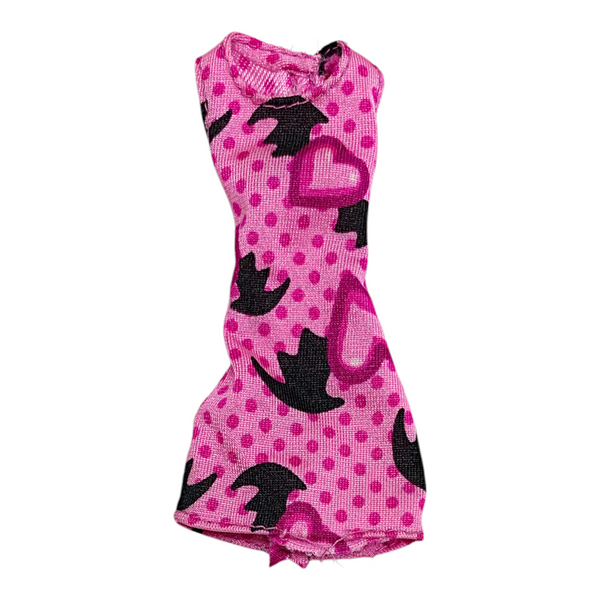Monster High Draculaura Draculocker Doll Outfit Replacement Pink & Black Bat Dress