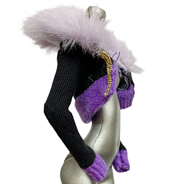 Monster High Clawdeen Wolf 1st Wave Original Doll Outfit Replacement Black Jacket
