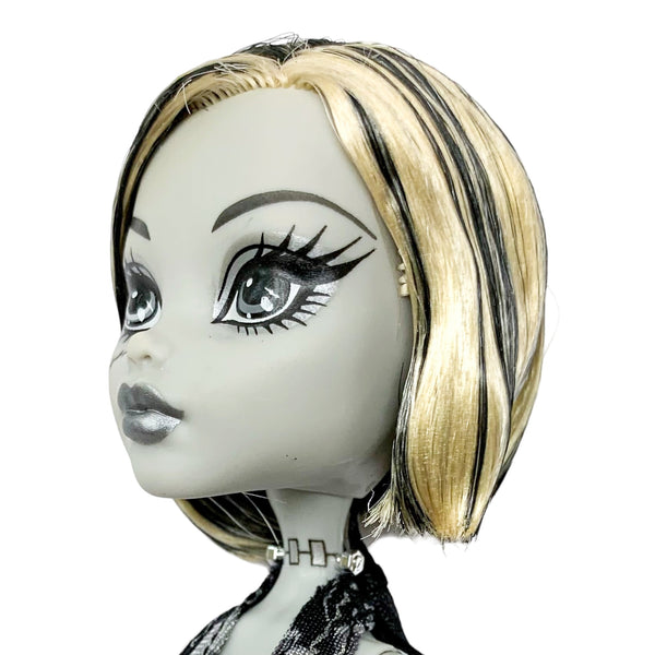 Monster High Skull Shores Black & White Variant Frankie Stein Doll With Outfit