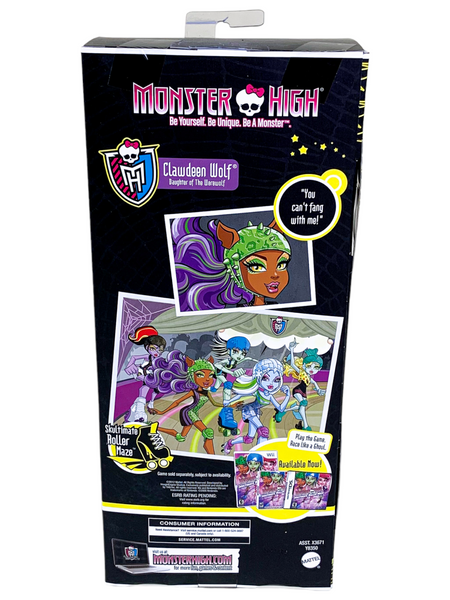 Monster High® Skultimate Roller Maze™ Clawdeen Wolf™ Doll (Y8350)