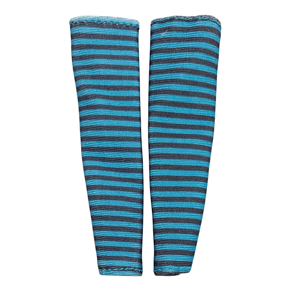 Bratz Treasurez Cloe Doll Replacement Black & Blue Striped Leg Warmer Style Socks