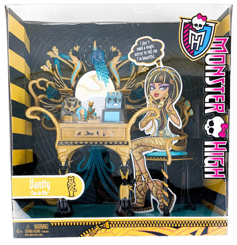 Monster High Cleo De Nile Doll Vanity Playset (W9119)