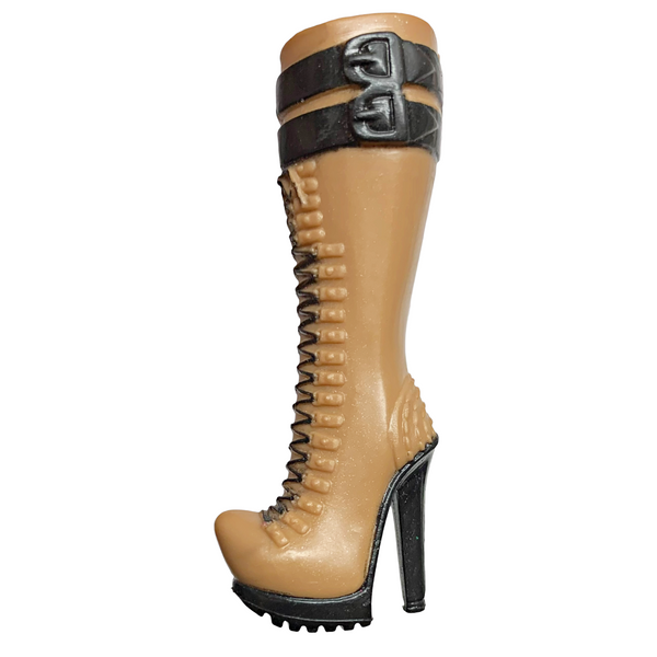 Bratz Bratzillaz Glam Gets Wicked Yasmina Clairvoya Doll Replacement Brown & Black Shoe