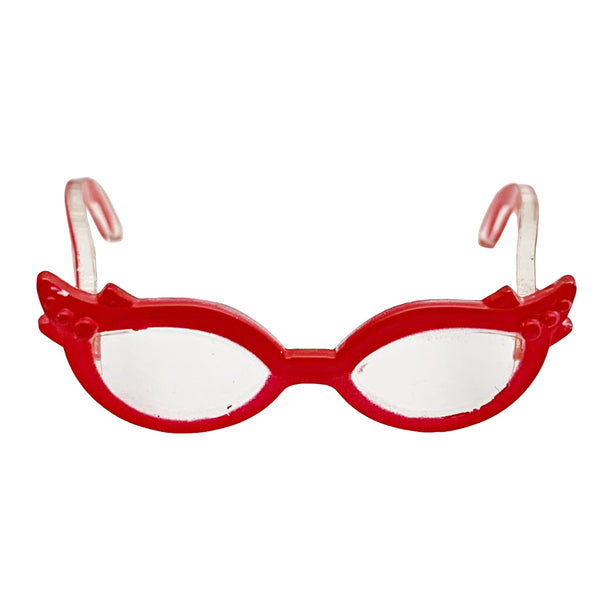 Monster High Scaris Ghoulia Yelps Doll Replacement Red Eyeglasses Cat Eye Glasses