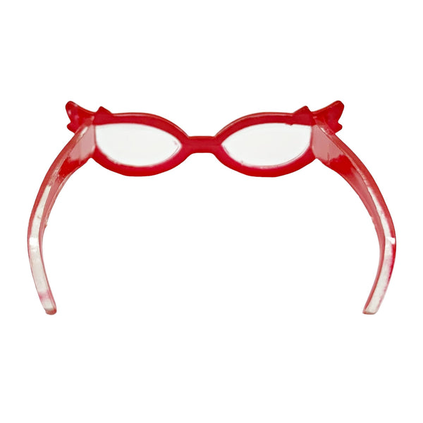 Monster High Scaris Ghoulia Yelps Doll Replacement Red Eyeglasses Cat Eye Glasses