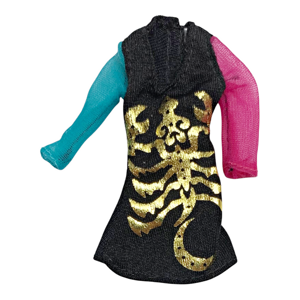 Monster High Gigi Grant Scaremester Doll Outfit Replacement Black Scorpion Shirt