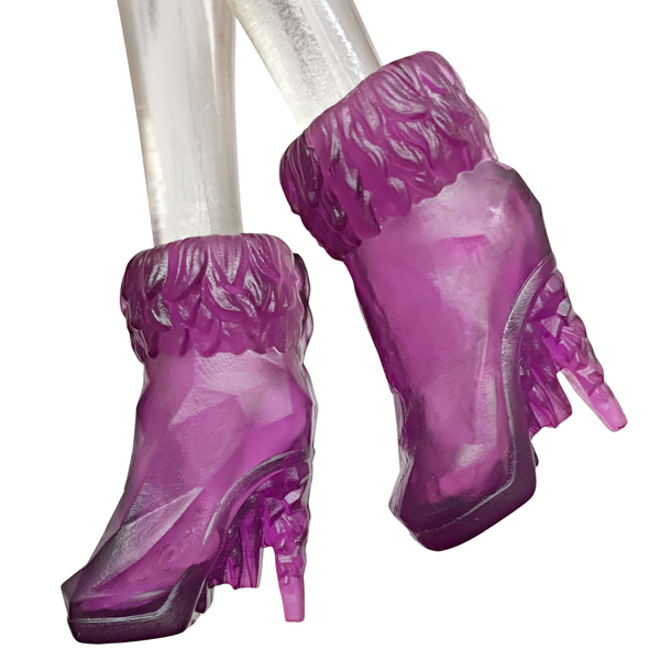 Monster High Abbey Bominable Welcome To MH Dance The Fright Away Purple Shoes