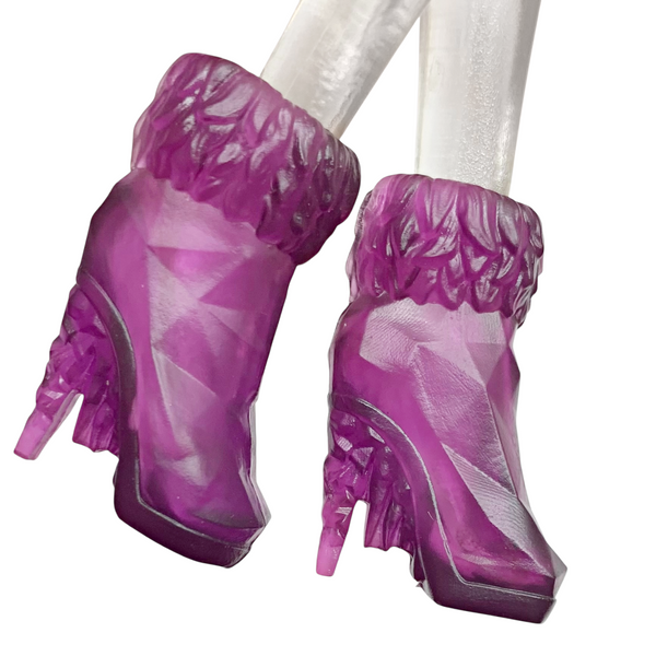 Monster High Abbey Bominable Welcome To MH Dance The Fright Away Purple Shoes