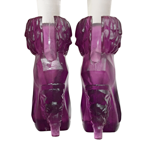 Monster High Abbey Bominable Welcome To MH Dance The Fright Away Purple Shoes