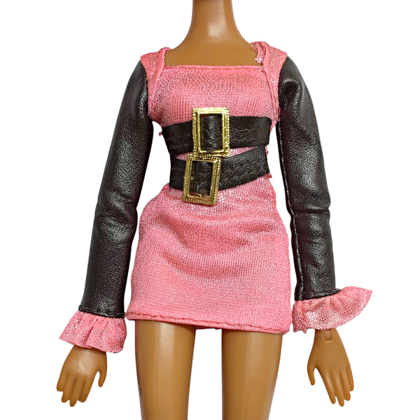 Bratz Bratzillaz Sashabella Paws Doll Outfit Replacement Pink & Black Dress