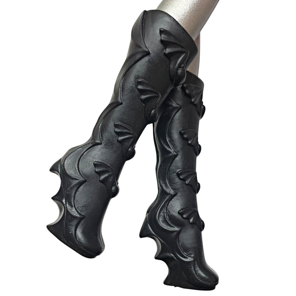 Monster High Draculaura Monstrous Rivals Doll Replacement Shoes Black Boots