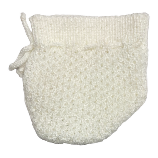 Vintage Cabbage Patch Kids Doll Replacement White Knit Bootie (#1974)