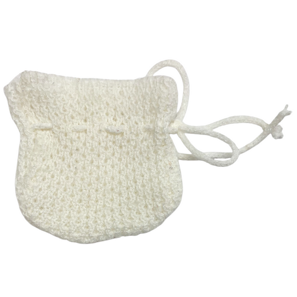 Vintage Cabbage Patch Kids Doll Replacement White Knit Bootie (#1964)
