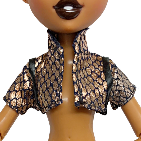 Bratzillaz Yasmina Clairvoya Doll Replacement Metallic Bronze Shrug Top