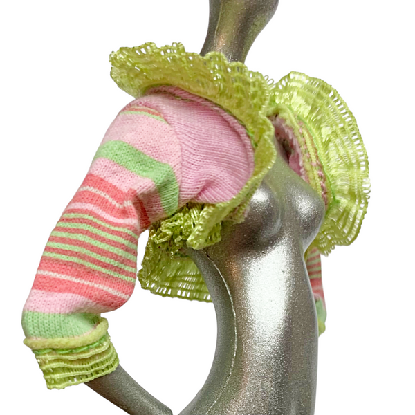 Bratz Yasmin Sweet Dreamz Pajama Party Doll Replacement Pink Striped Cardigan
