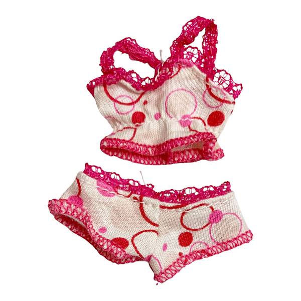 Bratz Siernna Sweet Dreamz Pajama Party Doll Pink Polkadot Top Shorts Loungewear