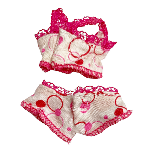 Bratz Siernna Sweet Dreamz Pajama Party Doll Pink Polkadot Top Shorts Loungewear