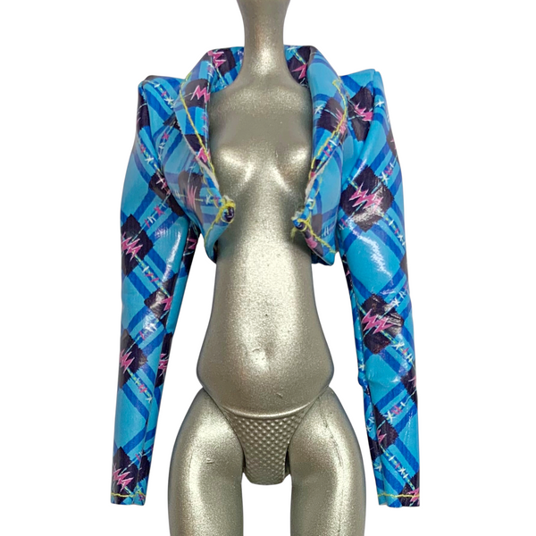 Monster High Frankie Stein Coffee Break G3 Doll Outfit Replacement Blue Jacket