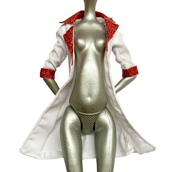 Monster High Ghoulia Yelps Mad Science Doll Outfit Replacement White Lab Coat Jacket