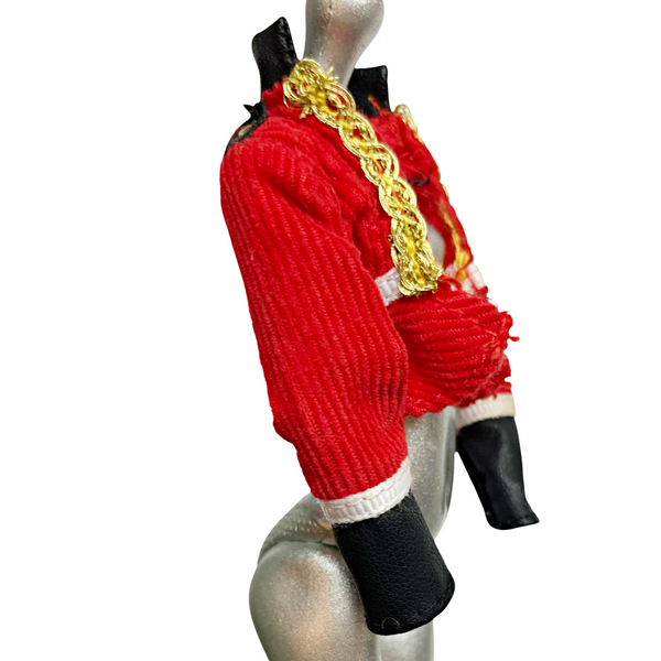 Bratz Sasha Study Abroad To UK Britain Doll Outfit Replacement Red & Black Jacket