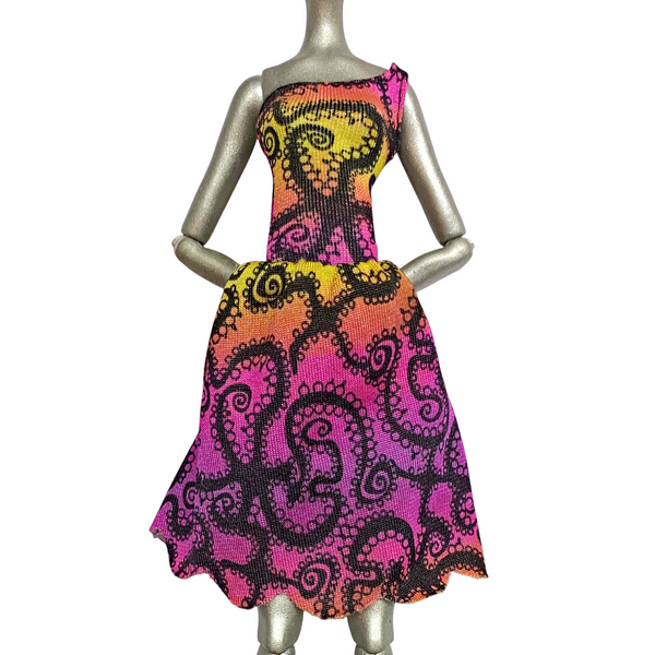 Monster High Create-A-Monster Sea Monster Doll Outfit Replacement Colorful Dress