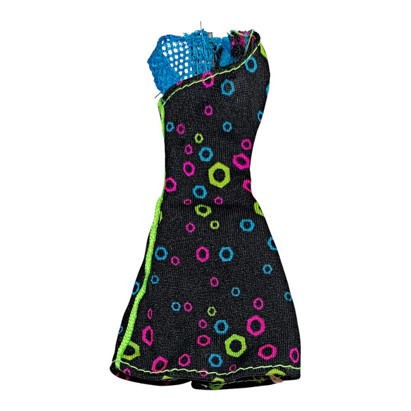 Monster High Frankie Stein Roller Maze Doll Outfit Replacement Black Dress