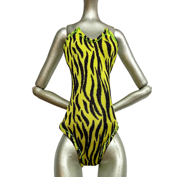 Monster High Clawdeen Wolf Skull Shores Doll Outfit Replacement Green & Black Swimsuit