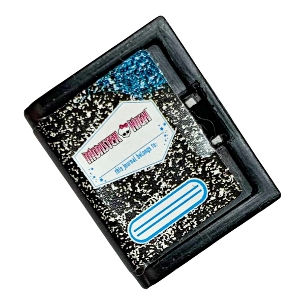 Monster High School Playset Replacement Doll Size Blank Blue Decomposition Book Part (#1)
