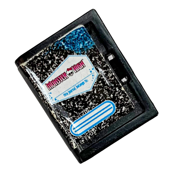 Monster High School Playset Replacement Doll Size Blank Blue Decomposition Book Part (#2)
