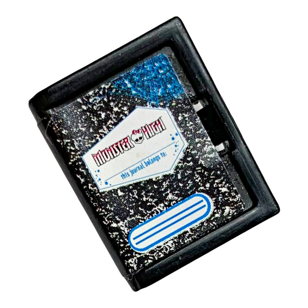 Monster High School Playset Replacement Doll Size Blank Blue Decomposition Book Part (#3)