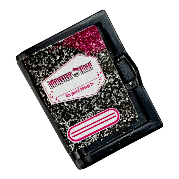 Monster High School Playset Replacement Doll Size Blank Pink Decomposition Book Part (#2)