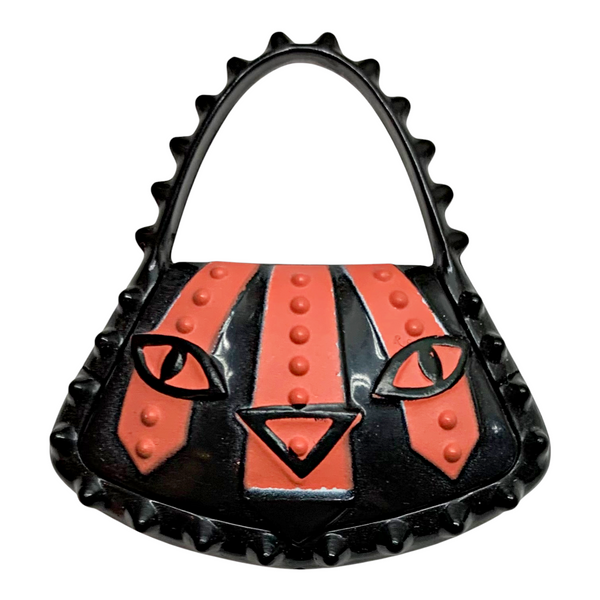 Monster High Freaky Fusion Scarah Screams Toralei Doll Replacement Black & Orange Purse