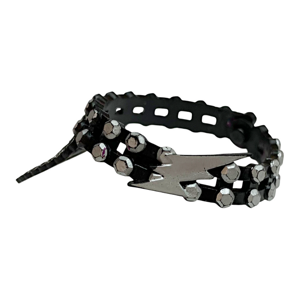 Monster High 1st Wave Original Frankie Stein Doll Replacement Black & Silver Belt