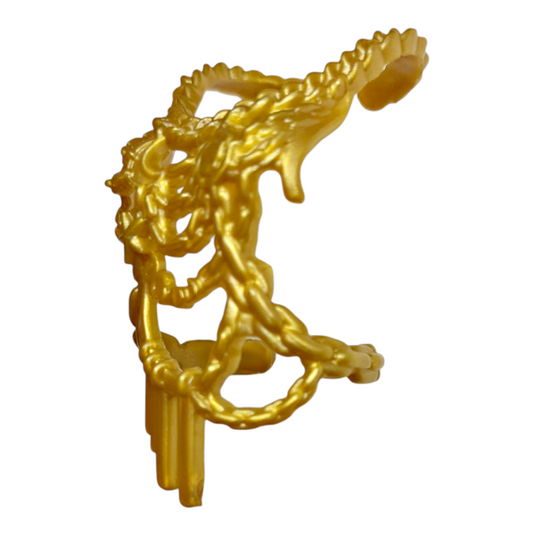 Monster High Clawdeen Wolf Hauntlywood Mysteries Doll Replacement Gold Chestpiece