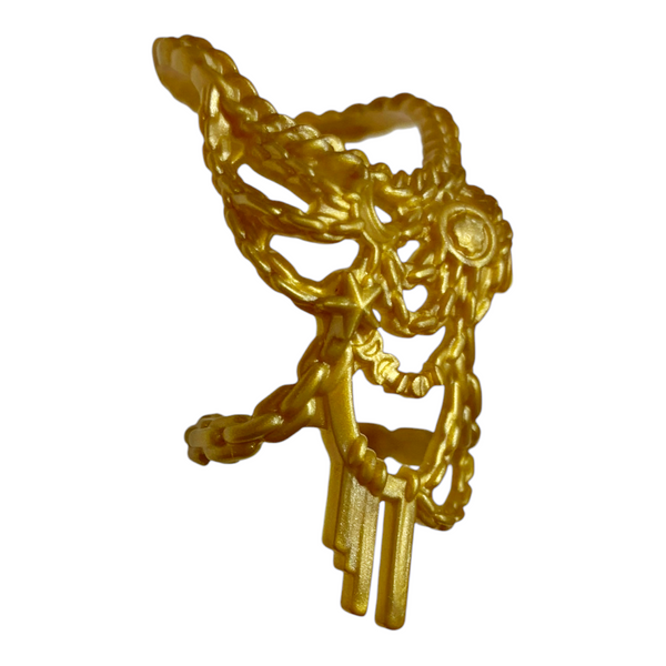 Monster High Clawdeen Wolf Hauntlywood Mysteries Doll Replacement Gold Chestpiece