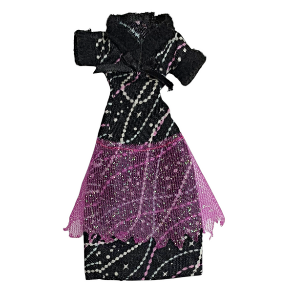 Monster High Abbey Bominable Home Ick Doll Outfit Replacement Black Dress