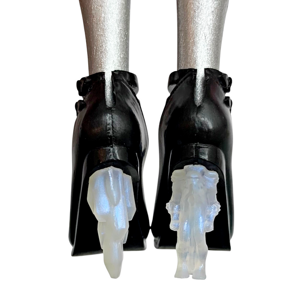 Monster High Wednesday Addams Rave'n Wednesday Dance Doll Replacement Black Shoes