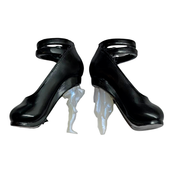 Monster High Wednesday Addams Rave'n Wednesday Dance Doll Replacement Black Shoes