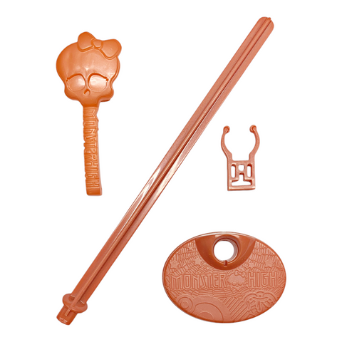 Monster High Clawdeen Wolf 1st Wave Style G1 Doll Replacement Bronze Stand Set