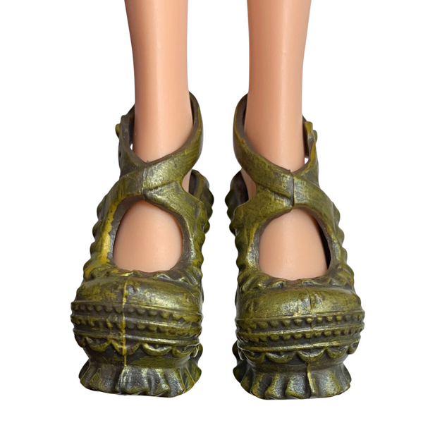 Ever After High Madeline Hatter Hat-Tastic Doll Replacement Bronze Shoes