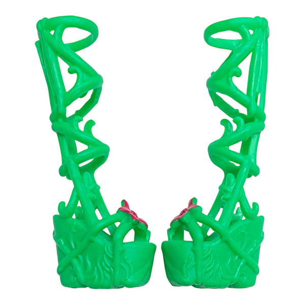 Monster High Venus McFlytrap Garden Mysteries G3 Doll Replacement Green Shoes