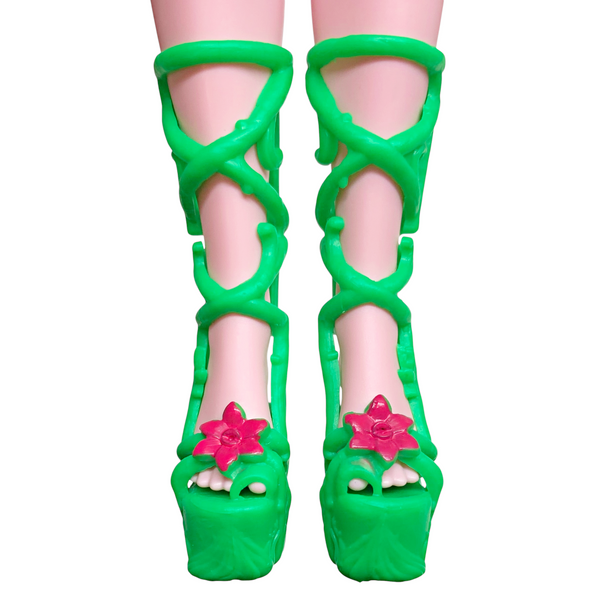 Monster High Venus McFlytrap Garden Mysteries G3 Doll Replacement Green Shoes